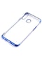 Kilifone - Samsung Uyumlu Galaxy A10s - Kılıf Dört Köşesi Renkli Arkası Şefaf Lazer Silikon Kapak - Mavi