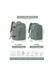 Su Geçirmez Seyahat Sırt Çantası Kabin Çantası 40x20x25 Ryanair Çanta, Kolej Military Green Large Military Green