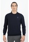 Maraton Sportswear Regular Erkek Bisiklet Yaka Uzun Kol Basic Lacivert Sweatshirt 21703-lacivert