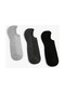 Koton 3'lü Patik Çorap Seti Çok Renkli Antrasit 3sam80260aa 3SAM80260AA047