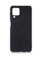 Kilifone - Samsung Uyumlu Galaxy A22 4g - Kılıf Mat Renkli Esnek Premier Silikon Kapak - Siyah
