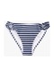Koton Bikini Altı Normal Bel Dokulu Pencere Detaylı Lacivert Çizgili 3sak00008mm 3SAK00008MM01M