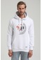 New World Polo Kapüşonlu Beyaz Slim Fit Hoodie 22fwm64030 Beyaz