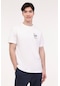 Lee Bisiklet Yaka T-shirt Beyaz Erkek Kısa Kol T-shirt 000000000101989618