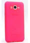 Kilifone - Samsung Uyumlu Galaxy J7 - Kılıf Mat Renkli Esnek Premier Silikon Kapak - Pembe
