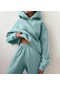 Kadınlar İçin Şık Düz Takımlar Kadınlar İçin Sıcak Kapşonlu Sweatshirtler Ve Uzun Pantolon Moda İki Parçalı Takımlar Kadın Sweatshirt Takımları Lacivert