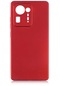 Mutcase - Xiaomi Uyumlu Mi Mix 4 - Kılıf Mat Renkli Esnek Premier Silikon Kapak - Kırmızı