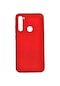 Noktaks - Xiaomi Uyumlu Xiaomi Redmi Note 8 - Kılıf Mat Renkli Esnek Premier Silikon Kapak - Kırmızı