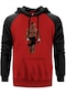 Mike Tyson Fire Boxing Gloves Kırmızı Renk Reglan Kol Sweatshirt