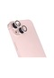 Ekılıf - iPhone 15 Plus Uyumlu - Kamera Lens Koruyucu Safir Parmak İzi Bırakmayan Anti-reflective Cl-15 - Pembe