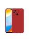 Tecno-Xiaomi Poco C40 - Kılıf Mat Renkli Esnek Premier Silikon Kapak - Kırmızı