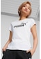 Puma Ess Logo Tee Beyaz Kadın Kısa Kol T-shirt 000000000101085583