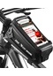West Biking 2.5l Bisiklet Kadro Üstü Dokunmatik Ekran Çantası Siyah