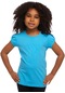 Lovetti Okyanus Mavi Kız Çocuk Kısa Kollu Basıc Tişört
