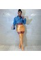 Yeni Kadın Giyim Düz Renk Çok Yönlü Sıkı Yüksek Bel Kısa Etek Yarım Tüp Çorap Günlük Kıyafet Turuncu