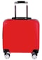 Tekerlekli Seyahat Bavul Çantası 20inç Kare Kırmızı