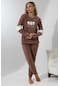 Fawn 5024 Peluş Welsoft Polar Kışlık Yumoş Kadın Pijama Takımı