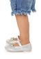 Kiko Kids Cırtlı Fiyonklu Kız Çocuk Babet Ayakkabı Ege 201 Sedef