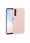 Kilifone - Samsung Uyumlu Galaxy A24 - Kılıf Mat Renkli Esnek Premier Silikon Kapak - Rose Gold