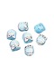 5 Adet Baykuş Seramik Boncuk Renkli Sevimli Hayvan Dağınık Boncuklar Takı Blue 15 X 16mm