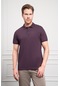 Erkek Mürdüm Basic Polo Yaka Dynamic Fit T-shirt 25yc018003370 Mürdüm MÜRDÜM