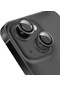 Forzacase İphone 14 İle Uyumlu Kamera Camı Lens Koruyucu Halka Seti - Fc381 Siyah