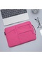 Laptop Çantası 13.3 15.6 14 İnç Su Geçirmez Dizüstü Bilgisayar Çantası Kol Rose Red 15.6 - 16 İnch Arka Kapak