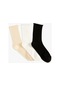Koton 3'lü Soket Çorap Seti Çok Renkli Multıcolor 4sak80189aa 4SAK80189AAMIX