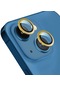 Forzacase İphone 14 İle Uyumlu Kamera Camı Lens Koruyucu Halka Seti - Fc381 Gold