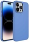 iPhone Uyumlu 13 Pro Kılıf Metal Çerçeve Hassas Butonlu Renkli Içi Kadife Kilifi Kapak Luna - Lavendery Gray