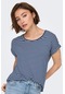 Only Kadın Onlmoster Rahat Kesim Bisiklet Yaka Kısa Kollu T-shirt 15206243 Lacivert Lacivert