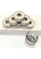 Suofeilaimu 608-rs Seramik Skate 8x22x7mm Seramik Bilyalı Yatak Sıralı Kaykalar İçin 608 Kaynak Skamon Scooterlar Yatak Renk: 8pcs 1 Set Seramik Beyaz