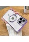 Lüks Kaplama Manyetik Kılıf İphone Uyumlu 16 15 14 Artı 13 12 11 Pro Max Magsafe Light Purple For İphone Uyumlu 14 Plus Light Purple