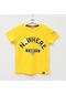 Erkek Çocuk Kısa Kol Tişört - 15035 - Sarı