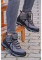 Hammer Jack Waldo 21752 Unisex Waterproof Su Geçrimez Bot Ayakkabı Koyu Gri V6-Gri Koyu Koyu Gri