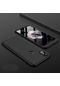 Tecno - Xiaomi Redmi Note 5 Pro - Kılıf 3 Parçalı Parmak İzi Yapmayan Sert Ays Kapak - Siyah
