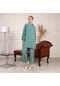 Mucize Yaka Detaylı Tunik Pantolon Sade Basic İkili Takım - 70038 - Çağla Yeşili-çağla Yeşili