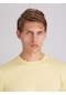 Dufy Açık Sarı Erkek Slim Fit Bisiklet Yaka Tshirt - 62136