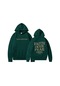 Yeşil İnanç Korku Üzerinde Hıristiyan Hoodie Hıristiyan Kazak İsa Trendy Hoodie İncil Ayet Gömlek Unisex Estetik Giysiler S Yeşil