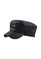 Suntek Newsboy Cabbie Cap Fiddler Acht Sailor Hat Şapkası Siyah Siyah