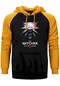 The Witcher Wild Sarı Renk Reglan Kol Kapşonlu Sweatshirt