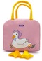 Mdsj Creative Duck Alüminyum Folyo Bureta Bureta Bag-Pembe