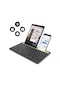 Casper Via S30 10" Uyumlu Kablosuz Bluetooth Şarj Edilebilir Tablet Telefon Standlı Klavye - Yeşil