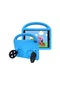 Noktaks - iPad Uyumlu Pro 10.5 7.nesil - Araba Tekerlekli Standlı Çocuk Tablet Kılıfı - Mor