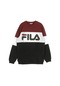 Bordo Fila Erkek Bisiklet Yaka Sweatshirt Straight 681255 Bordo