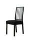 Su Geçirmez Sandalye Kılıfı Spandex Jakarlı Sandalye Minderi Minder Örtüsü Regular-black 1pcs Chair Cover Regular-black