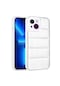 Noktaks - iPhone Uyumlu 13 - Kılıf Kamera Korumalı Renkli Parlak Seksek Kapak - Gümüş