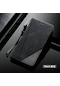Siyah Deri Kitap Kapağı Xiaomi Redmi İçin Not 9 Pro Kılıf Mi Not 9 Ts T9 Note9 9pro Cüzdan Cilt Funda