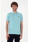 U.s. Polo Assn. Erkek Aqua Tişört Basic 50298041-vr007 Aqua