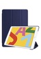Noktaks - iPad Uyumlu Pro 10.5 7.nesil - Kılıf Smart Cover Stand Olabilen 1-1 Uyumlu Tablet Kılıfı - Lacivert
